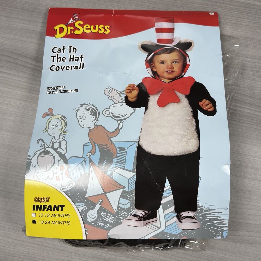 The Cat in the Hat Infant Costume 18-24 Months Spirit Halloween